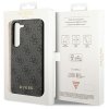 Guess GUHCS23SG4GFGR S23 S911 szary/grey hardcase 4G Metal Gold Logo
